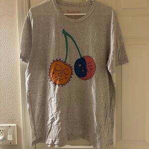 Cherry Sun & Moon Graphic T-Shirt